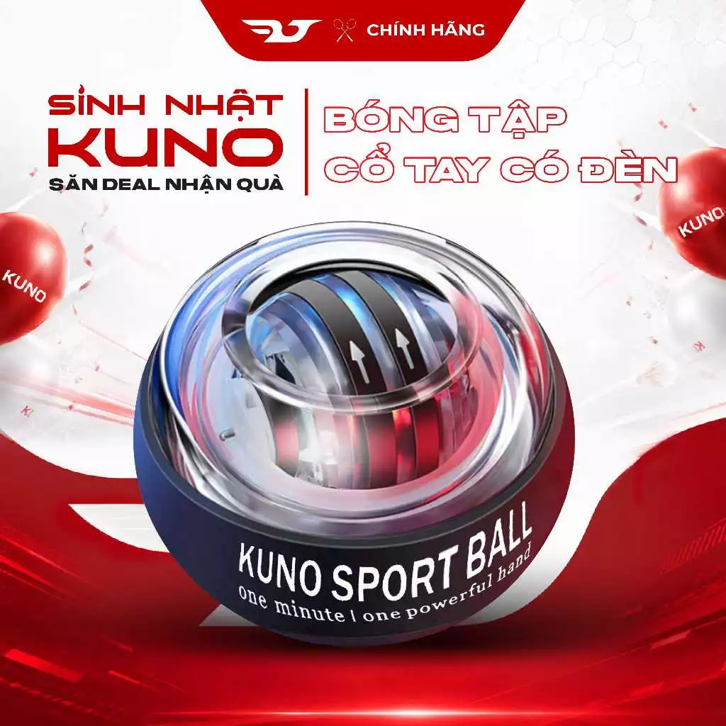 Bóng tập cổ tay KUNO BALL quả cầu tập tay tự khởi động hỗ trợ tập luyện tăng sức mạnh cổ tay, cánh tay, chơi thể thao