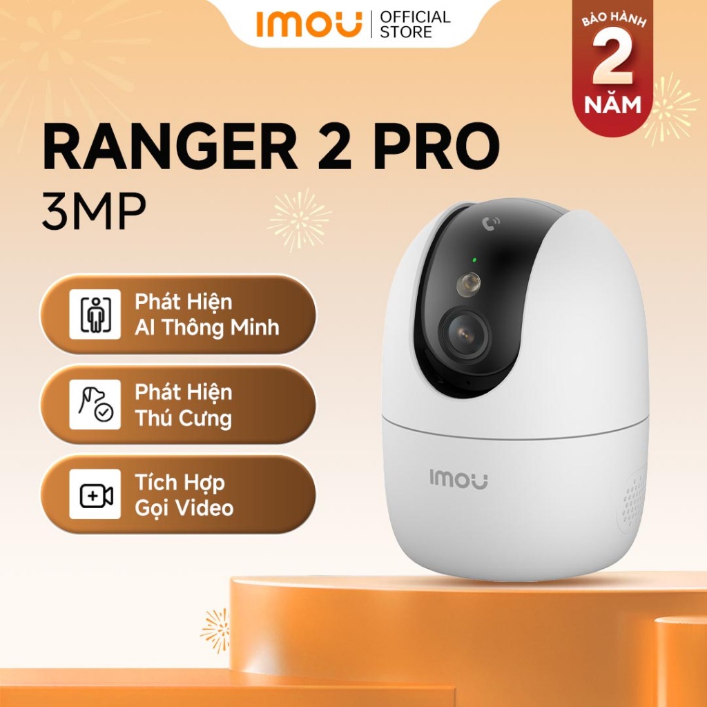 NEW Camera WIFI IMOU Trong nhà Ranger 2 Pro 3/5MP A32P PRO & A52P PRO Gọi…