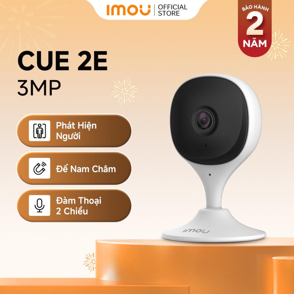Camera Wifi trong nhà Imou Cue 2E I IPC-C32SP I Đế nam châm I Phát hiện con…