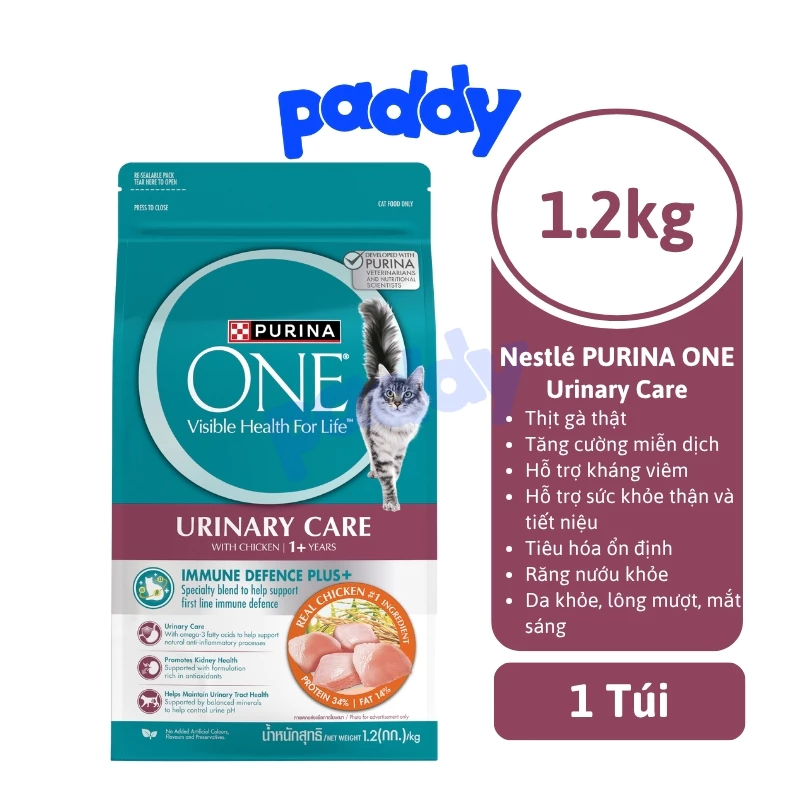 Hạt Cho Mèo Purina ONE Urinary Care - Hỗ trợ thận & Tiết niệu