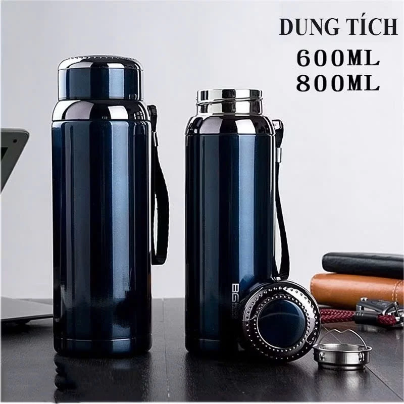 Bình Giữ Nhiệt 3 Lớp INOX 304 Cầm Tay | 600mL | 1000mL| 1500mL || Giữ Nhiệt Tối Ưu Hơn 8H