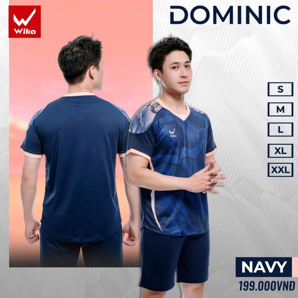 Bộ Quần Áo Đá Bóng WIka Dominic Chính Hãng, Chất Vải Co Giãn 4 Chiều Thoải Mái Vận Động