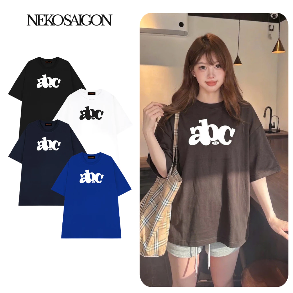 Áo thun tay lỡ form rộng unisex Neko.sg ATL584