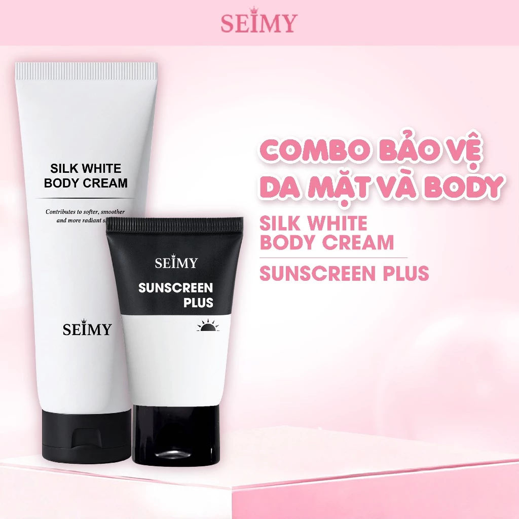 Combo Dưỡng Da Body Và Kem Chống Nắng Seimy