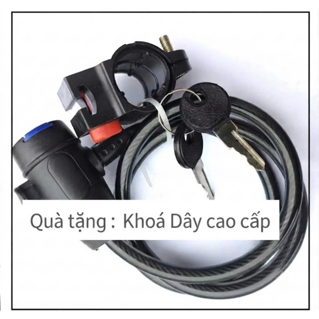 Khóa Dây Xe Đạp Xe Máy Chìa Hỏa Tiễn, Ổ Khóa Xe Đạp Thể Thao, Khóa Cửa Nhà, Khóa Cổng Rào.