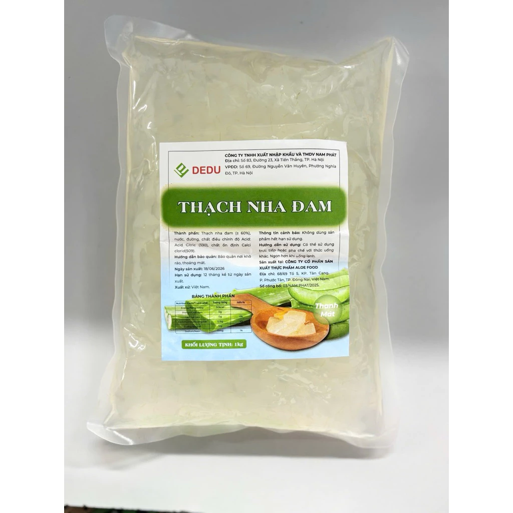 Thạch nha đam DEDU túi 1kg