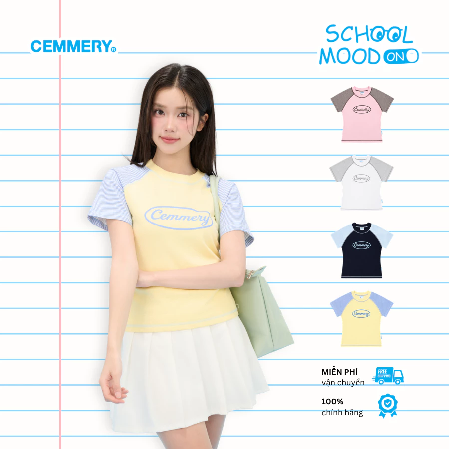 Áo Baby Tee CEMMERY Local Brand Chính Hãng Cozy Baby Tee Vải Cotton 2 Chiều Logo In Lụa 4 Màu