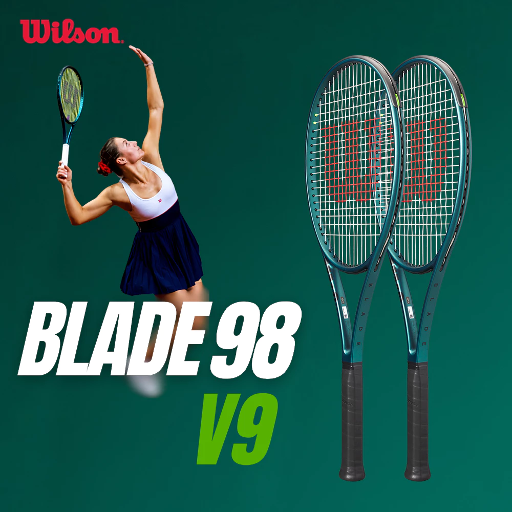 Wilson Blade 98 (18x20) V9 Vợt Tennis Chưa Căng Dây WR149911U