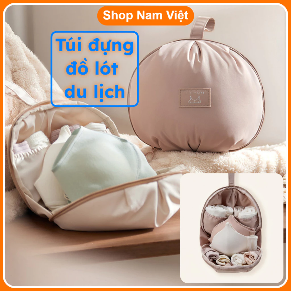 Túi Đựng Đồ Lót & Dụng Cụ Cá Nhân Du Lịch Cao Cấp – Gọn Gàng, Chống Bụi, Tiện Lợi