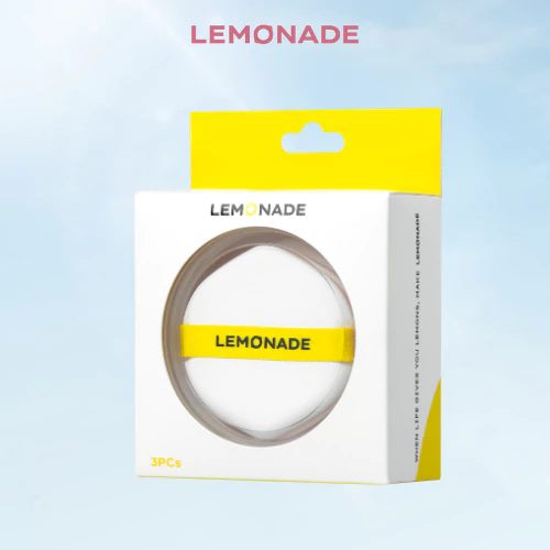Combo 2 Set: Bộ 3 Bông Phấn Tán Nền Lemonade Cushion Puff Set (3pcs)x2
