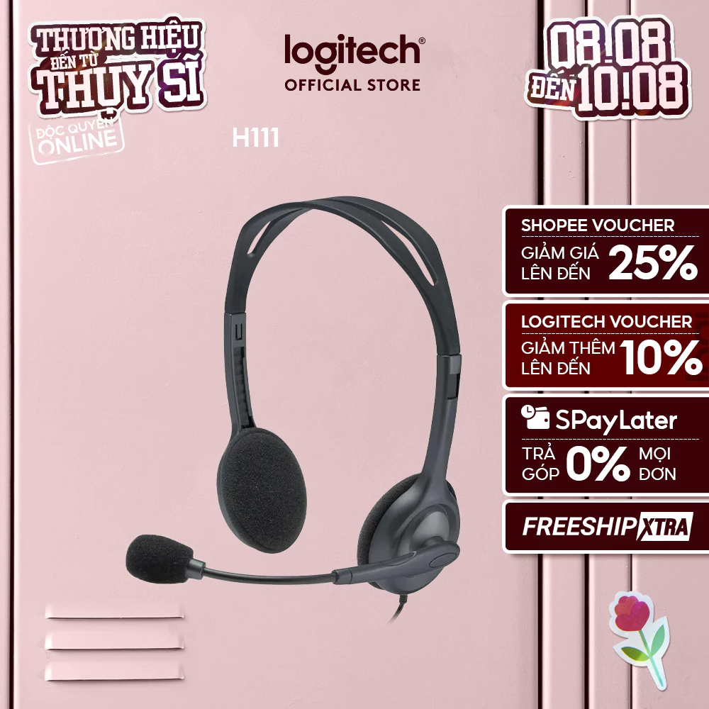 Tai Nghe Logitech H111 Tốt Không, Có Đáng Mua?