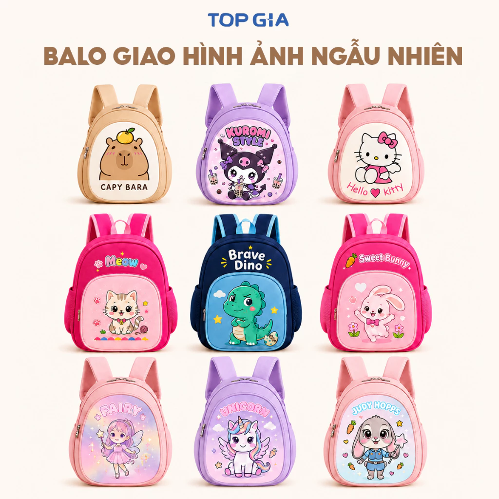 ( QUÀ TẶNG KHÔNG BÁN ) BALO CHO BÉ CAO CẤP CHỐNG GÙ LƯNG F0854