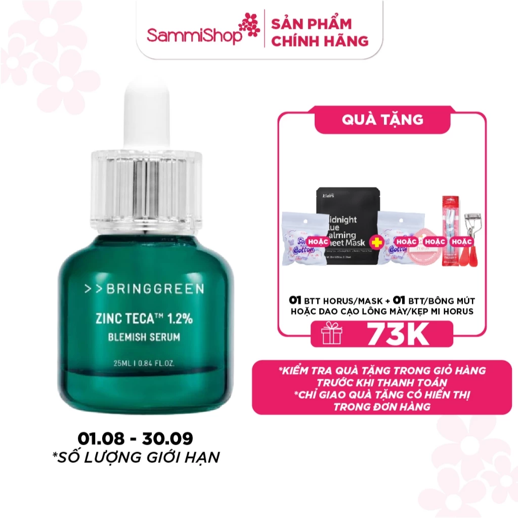 Tinh chất dịu da Bring Green Blemish Zinc Teca Serum