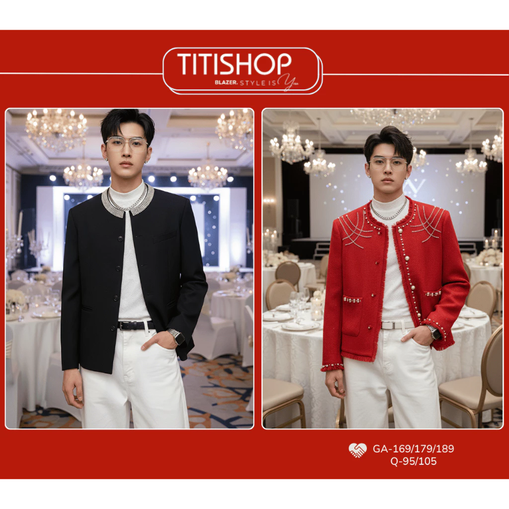 ( Đặt Nhanh )Áo dạ tweed Nam , Áo dạ nam , Áo dạ tweed nam đi tiệc , Áo dạ nam đi sự kiện ,Áo tweed nam BD1983 034