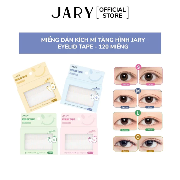 Miếng Dán Kích Mí Tàng Hình Jary Eyelid Tape