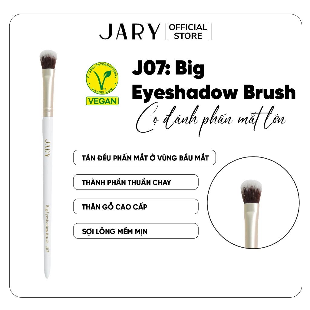 Cọ tán phấn mắt lớn Jary Big Eyeshadow Brush - J07