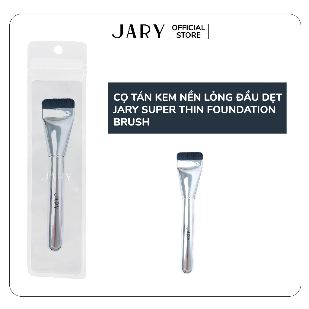 Cọ Tán Kem Nền Dạng Lỏng Đầu Dẹt Jary Super Thin Foundation Brush