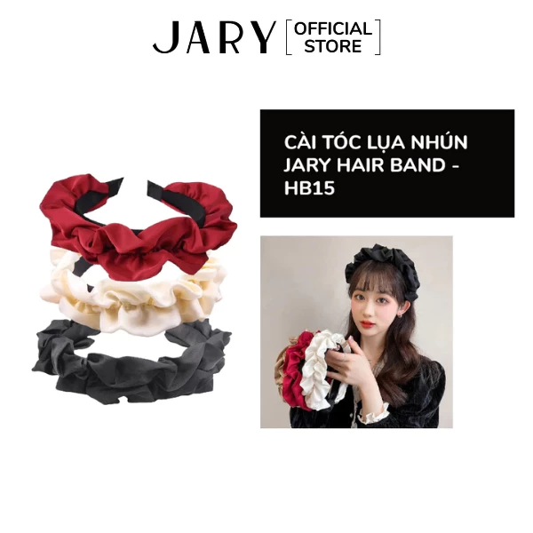 Cài tóc lụa nhún Jary Hair Band