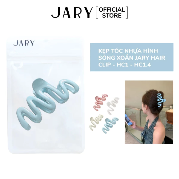 Kẹp Tóc Nhựa Hình Sóng Xoắn Jary Hair Clip - HC1 - HC1.4