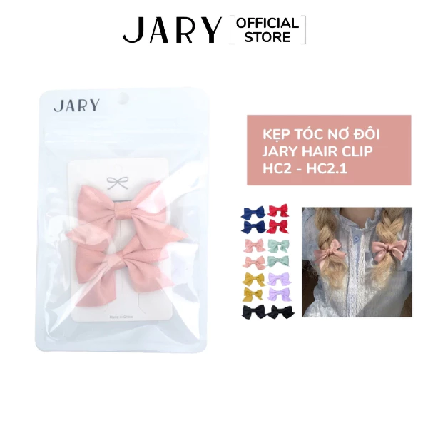 Kẹp Tóc Nơ Đôi Jary Hair Clip - HC2 - HC2.1