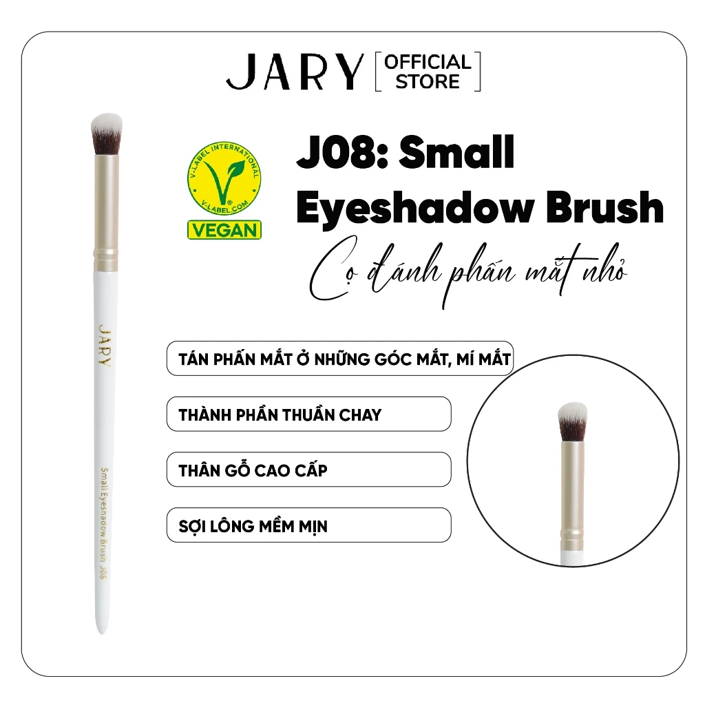Cọ Tán Phấn Mắt Nhỏ Jary Small Eyeshadow Brush - J08