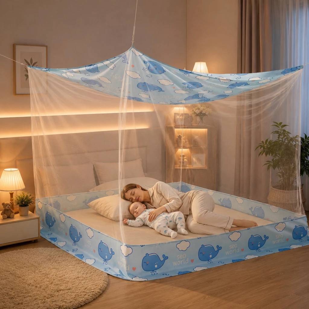 Mùng Tuyn Hoạ Tiết Đỉnh - Hoạ Tiết Đẹp Mắt - Chống Muỗi Hiệu Quả - Mang Lại Giấc Ngủ Ngon - HÀNG LOẠI 1