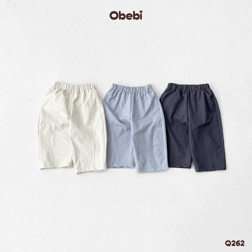 Quần Gió Chất Liệu WindSoft Mặc Đi Học Đi Chơi Mềm Nhẹ Cho Bé Trai Bé Gái Từ 9 - 23kg Q262