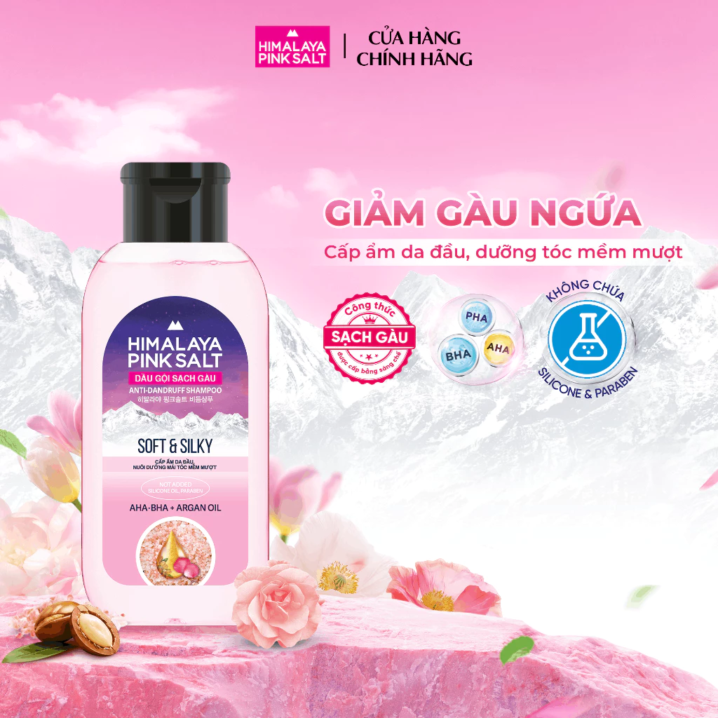 [QUÀ TẶNG KHÔNG BÁN] Combo 2 Dầu gội muối hồng Himalaya Pink Salt 200g
