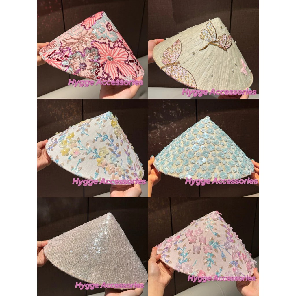 [ĐỌC KĨ MÔ TẢ BÊN DƯỚI] Nón lá kim sa SIZE 33CM NHƯ HÌNH nón lá du lịch  - Phụ kiện thời trang