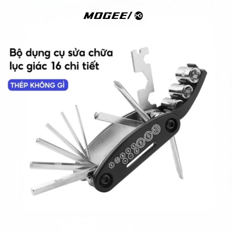 Bộ Lục Giác Đa Năng Sửa Chữa 16in1, Bộ Lục Giác Sửa Chữa Xe Đạp, Lắp Máy Móc Di Động