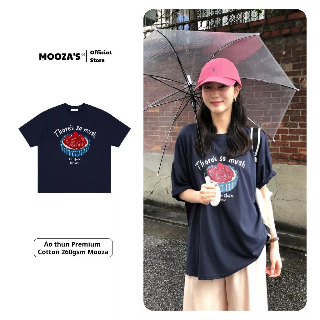 Áo Thun Thore's so mush Form Oversize Unisex Nam Nữ Local Brand Mooza Chính Hãng, Phông 100% Cotton Premium/Thore