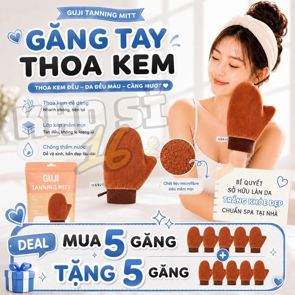 [MUA 5 TẶNG 5] Găng Tay Thoa Kem Chống Bết Dính, Siêu Thấm Nhanh, Đều Lớp Kem_khosi16