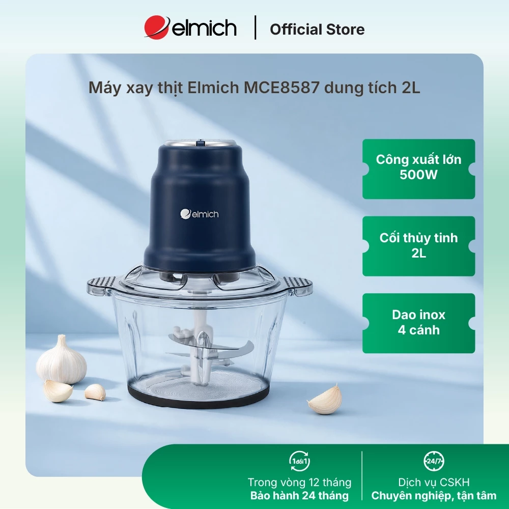 Máy xay thịt Elmich MCE8586/87 dung tích 2L