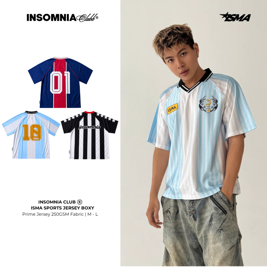 [NEW ARRIVAL] Áo Jersey Thể Thao ISMA Form Boxy Unisex - TS083 TS084 TS085