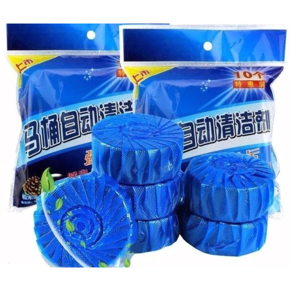 Viên Thả Bồn Cầu Thế Hệ Mới Khử Mùi Hoa Nhài, Làm Sạch Toilet Tự Động, Diệt Khuẩn Hiệu Quả