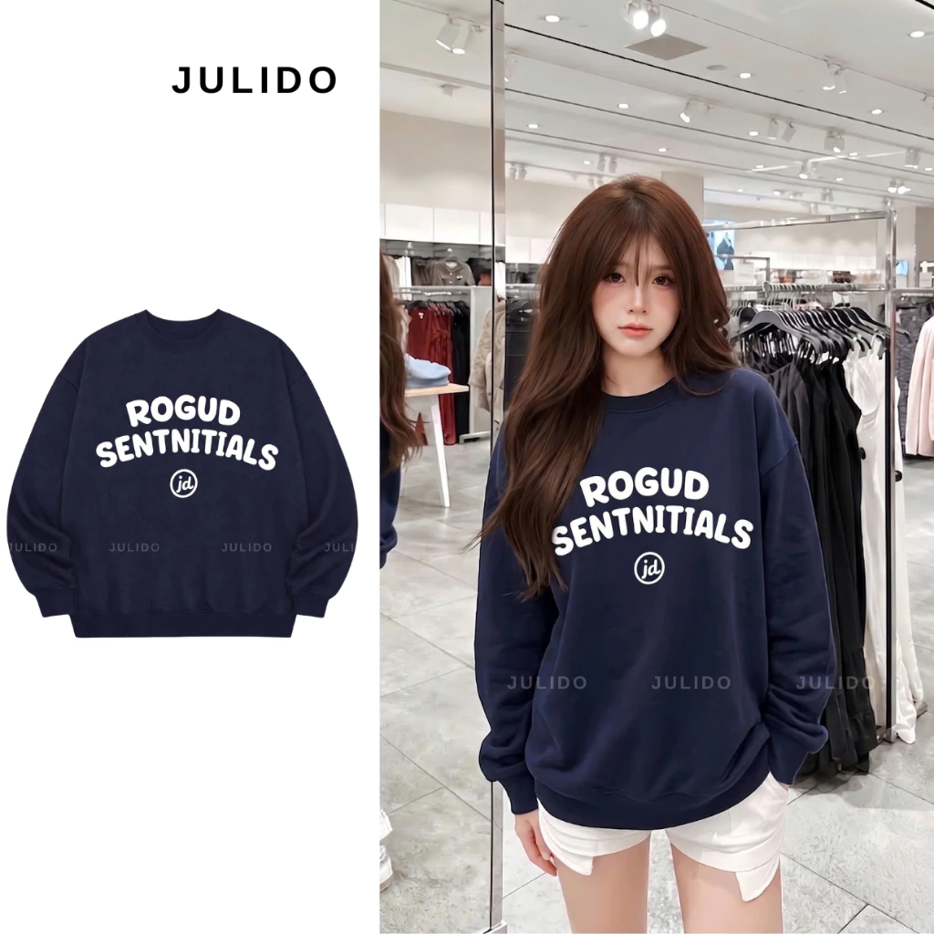 Áo sweater nỉ hai da cổ zip Nam basic nhiều mẫu chất liệu nỉ hai da