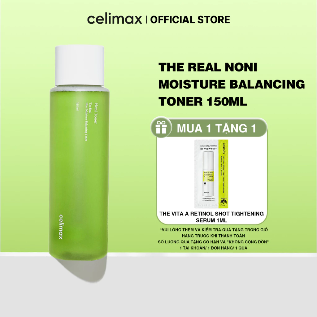 Toner Dưỡng Ẩm Hỗ Trợ Phục Hồi, Làm Dịu Cellimax The Real Noni Toner 150ml [1]