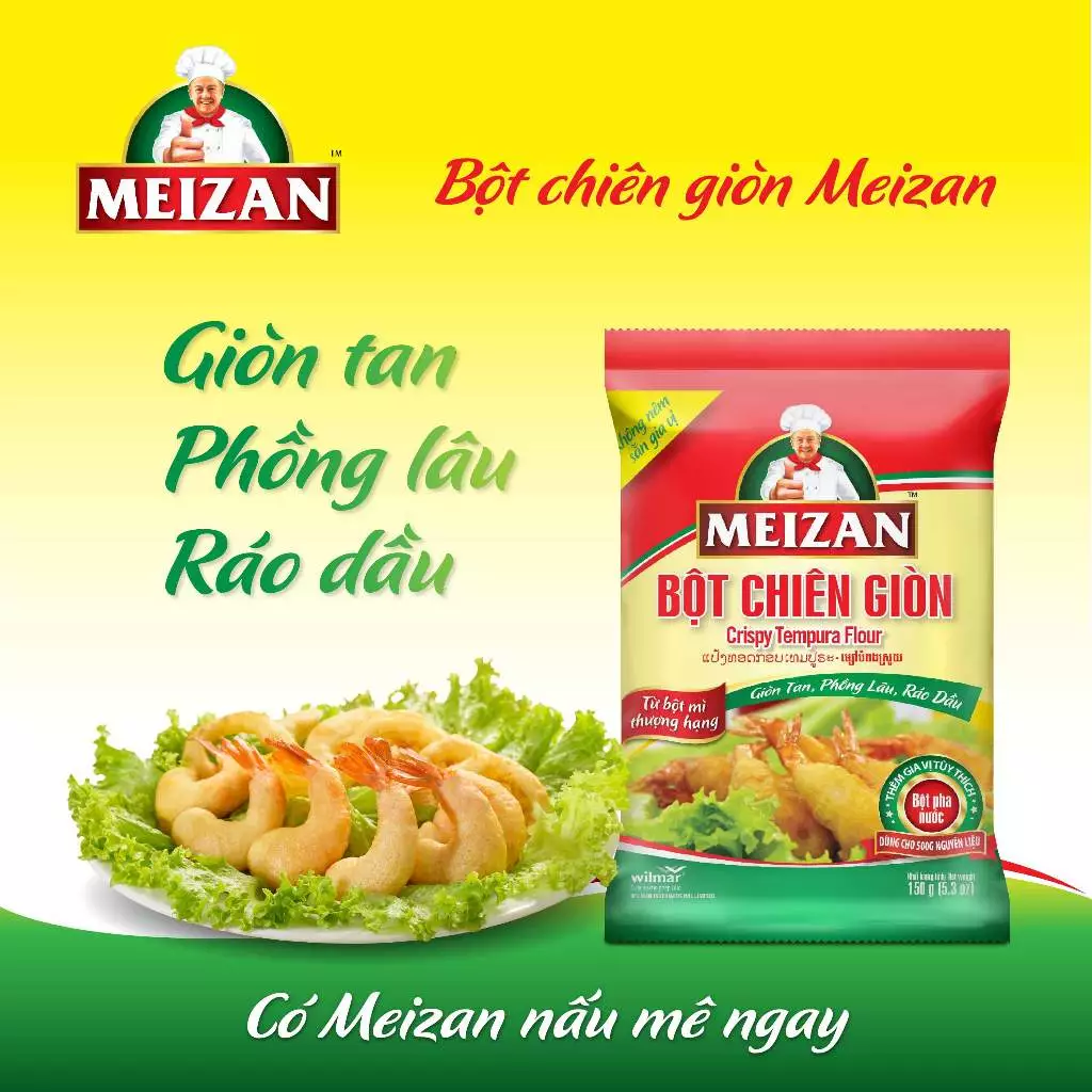 Bột Chiên Giòn Meizan 1kg