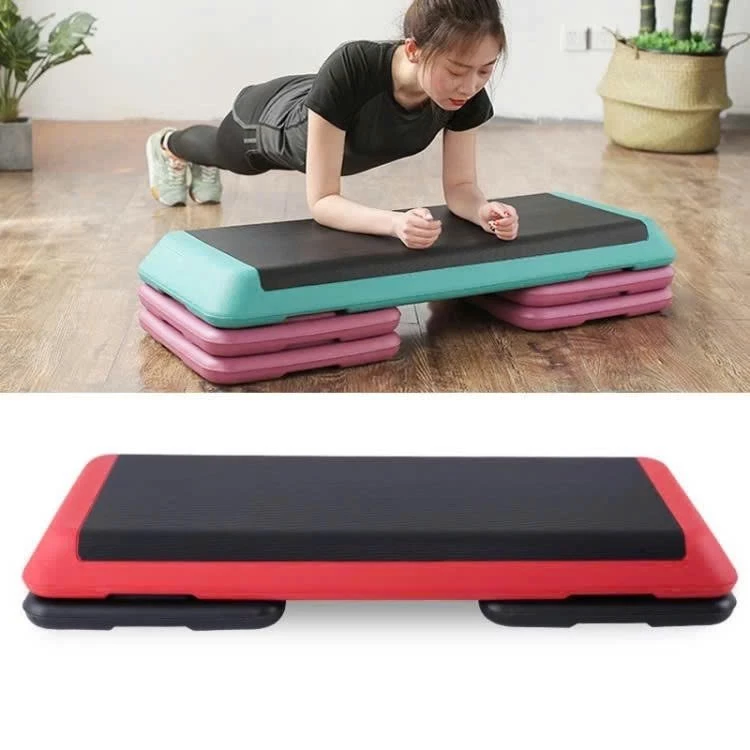 Bục dậm nhảy aerobic step chống trượt tập gym có thể chỉnh độ cao kích thước 72cm110cm nhựa ABS
