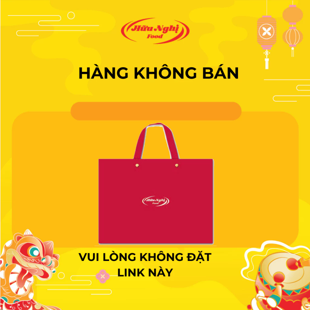 (HÀNG KHÔNG BÁN) TÚI XÁCH Bánh Trung Thu Hữu Nghị