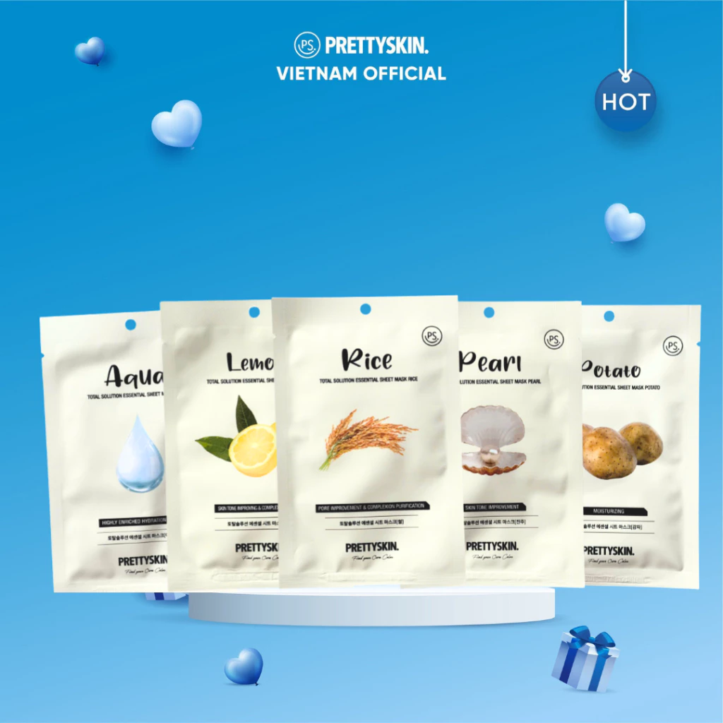 Combo 5 miếng mặt nạ mix vị
