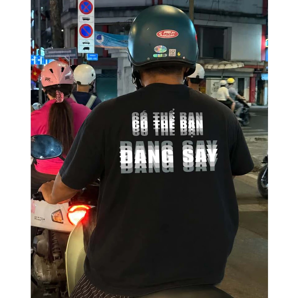 Áo thun Boxy SAMTEE Say lắm rồi Meme hài hước Vớ Vẩn chất Cotton Premium 250gsm