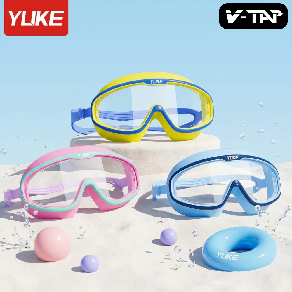 Kính bơi trẻ em, Mặt nạ bơi YUKE YJ6015 Độ nét cao, Chống sương, Hạn chế UV - Nhập khẩu chính hãng