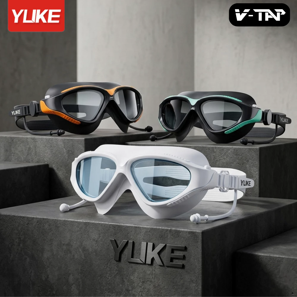 Kính bơi người lớn YUKE YJ8027 Độ nét cao, Chống sương, Chống mờ - Nhập khẩu chính hãng