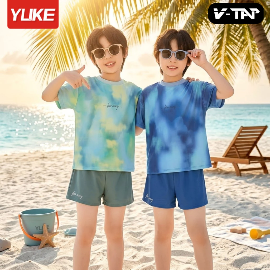 Bộ đồ bơi Bé Trai YUKE - YY2431 Quần 2 lớp Chống Lộ / Nhập khẩu chính hãng / Đã kiểm định chất lượng