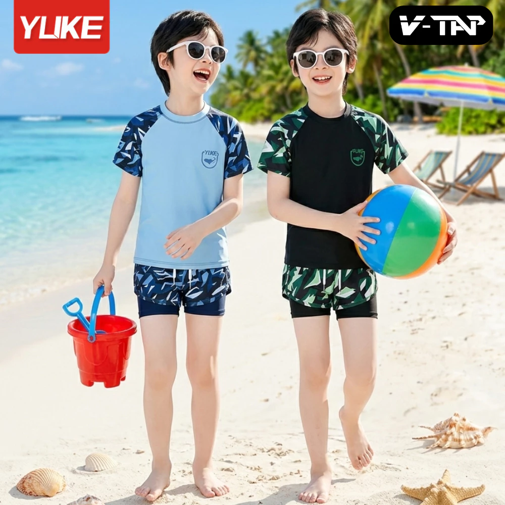 Bộ đồ bơi Bé Trai YUKE - 1171 Quần 2 lớp Chống Lộ / Nhập khẩu chính hãng / Đã kiểm định chất lượng
