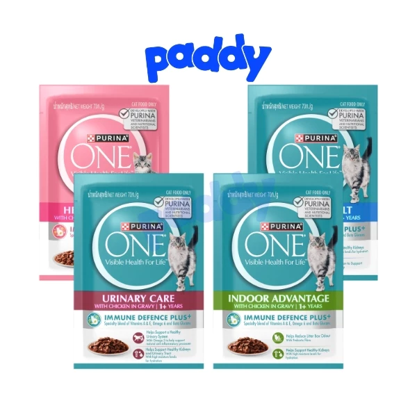 [Combo 12-24] Pate Cho Mèo PURINA ONE Thịt Kèm Nước Sốt Gói 85g