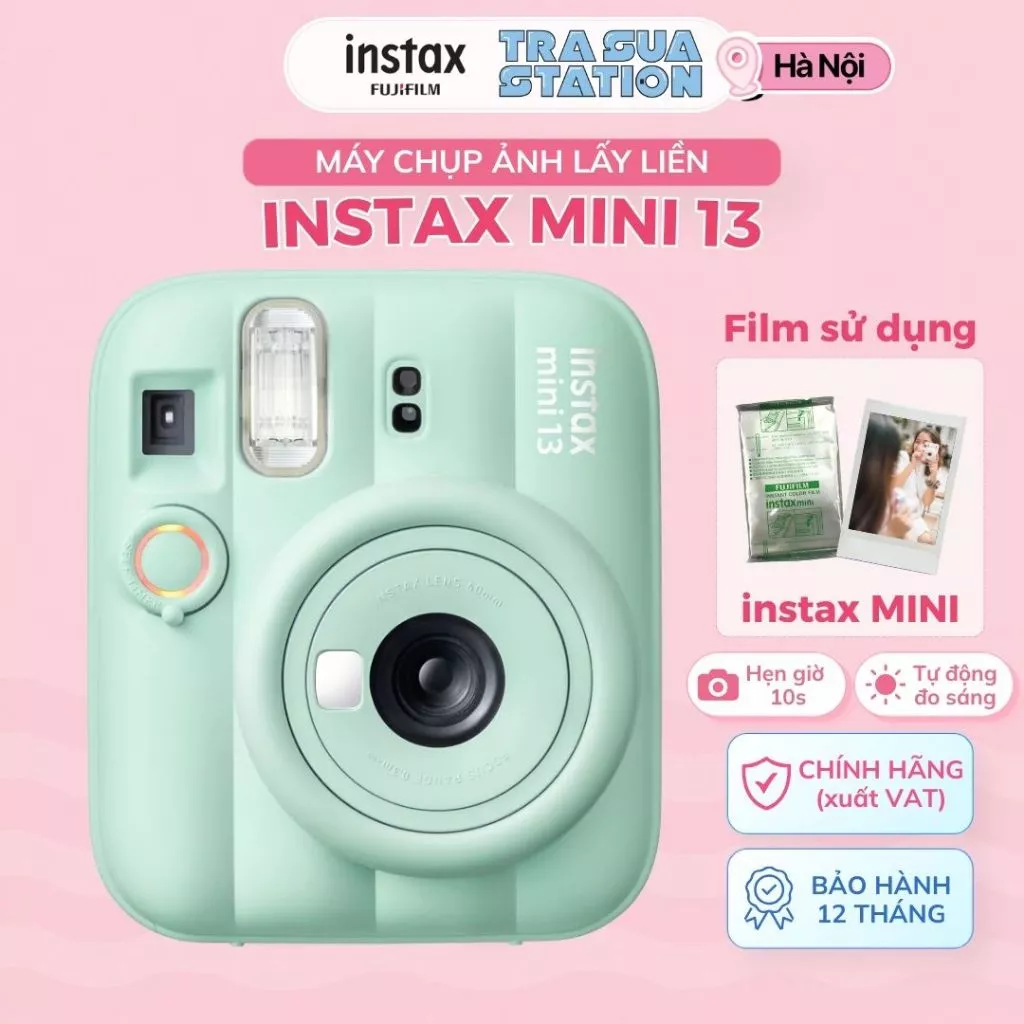 Instax Mini 12 - Mini 13 - Máy ảnh lấy ngay Fujifilm Chính hãng - Bảo hành 1 năm