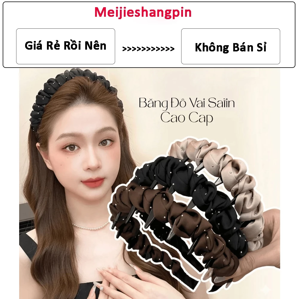 Băng đô,bờm cài tóc tạo độ bồng bềnh cho nữ  Meijieshangpin
