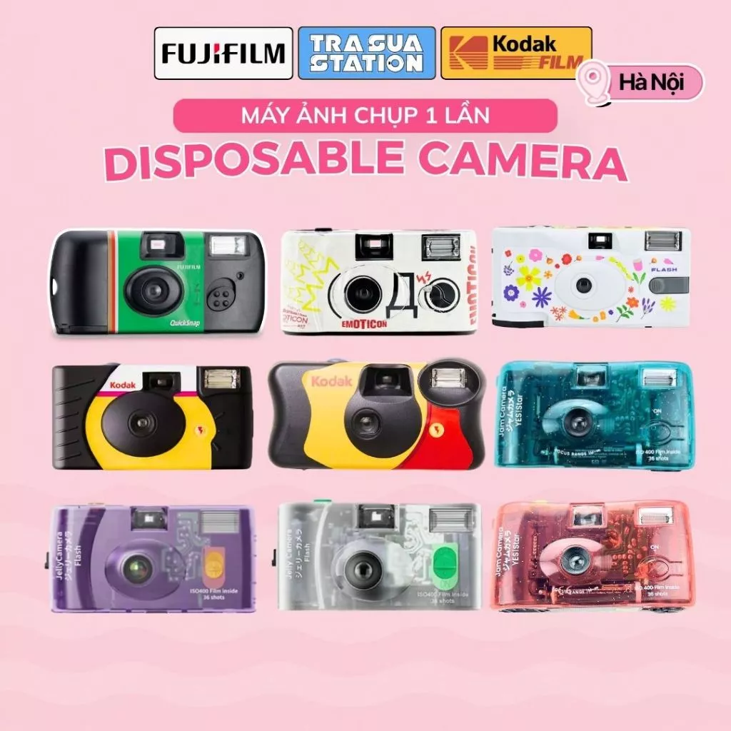 Máy ảnh film Kodak single use - máy ảnh chụp một lần - Funsaver - Power Flash - Quicksnap - Máy chụp dưới nước